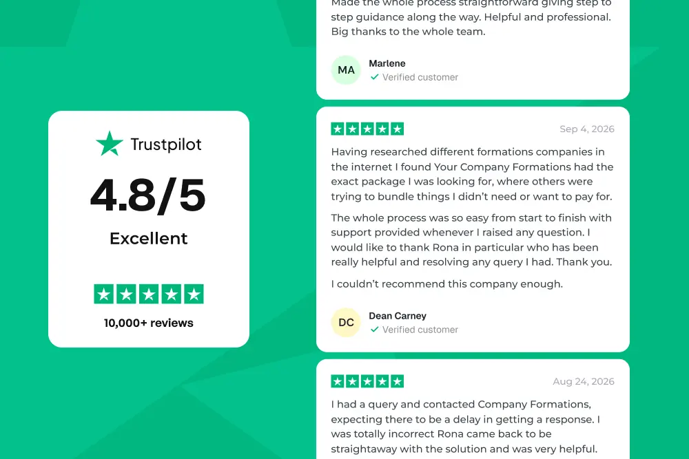 10,000 Trustpilot Reviews and a 4.8 rating – Thank You!