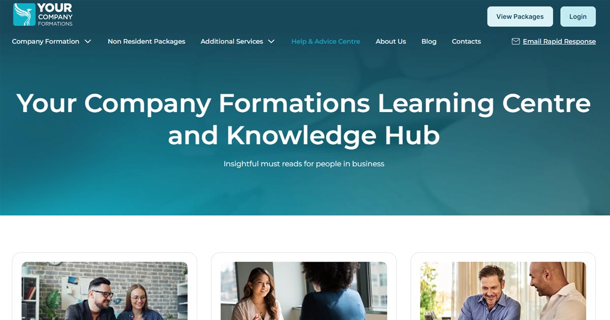 Company Formation Learning Centre & Resources